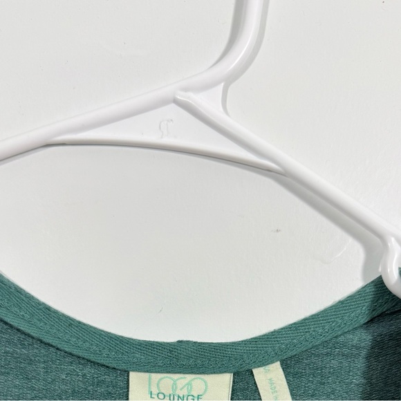 LOGO Size S Sleeveless Teal Drape Top Cardigan - Picture 2 of 7